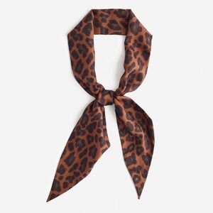 NWT Madewell Silk Twill Tie in dark coffee